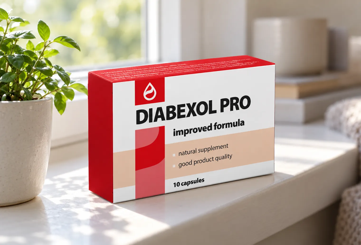 Diabexol Pro — Verpackung im Alltag
